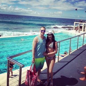 Silver sequence bikini